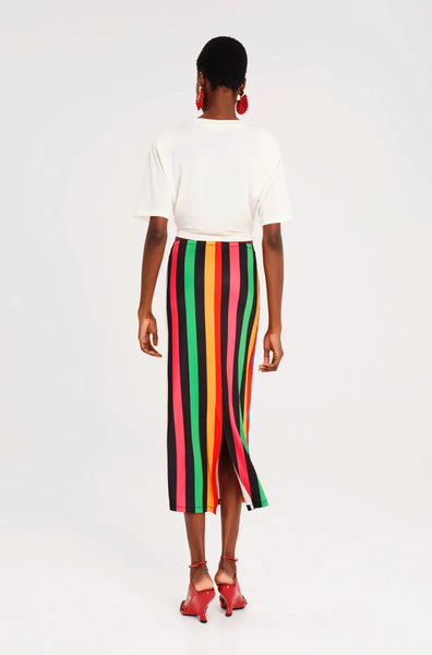 RHYTHM MIDI SKIRT