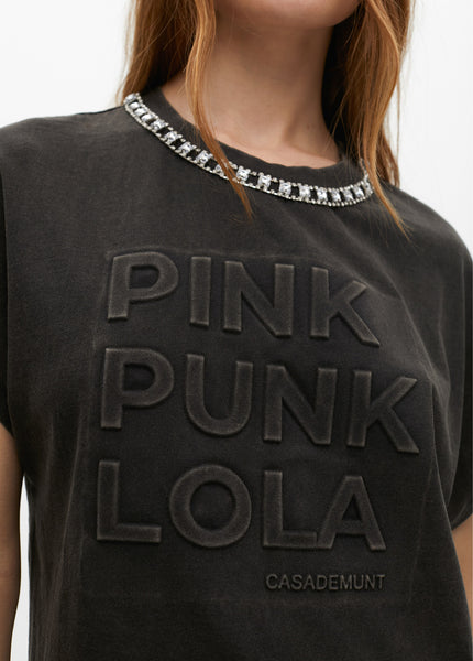 JEWEL T-SHIRT | FADED GREY