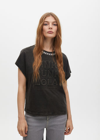 JEWEL T-SHIRT | FADED GREY