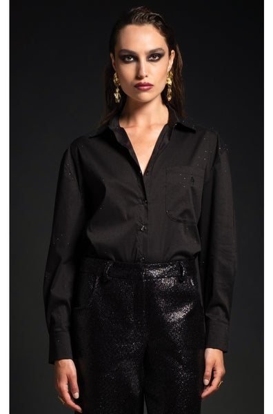 SHIMMER SHIRT | BLACK