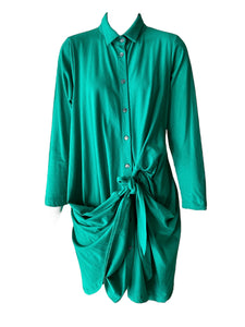 TIE THE KNOT GREEN SHIRT.